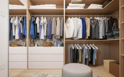 Armarios por dentro: ideas de organización con ropa colgada y doblada, bolsos y cajones.