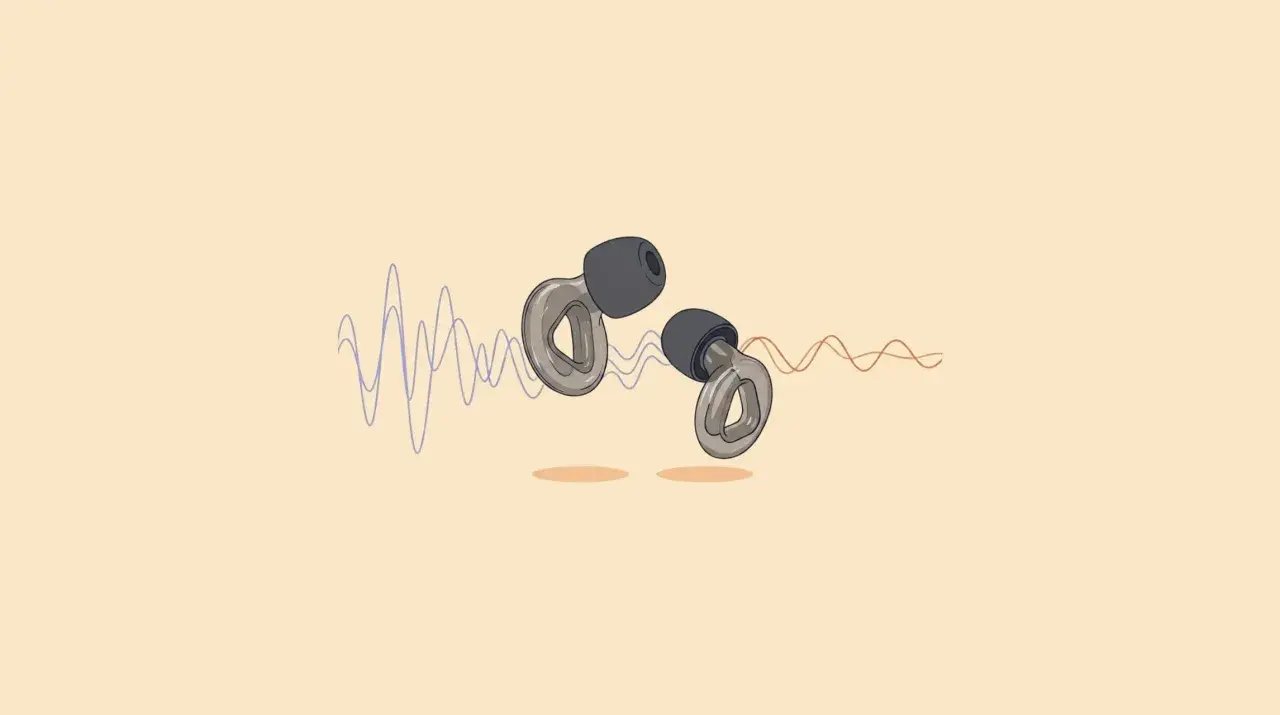 Auriculares con ondas sonoras. 40 dB es mucho ruido, pero estos auriculares te aíslan.